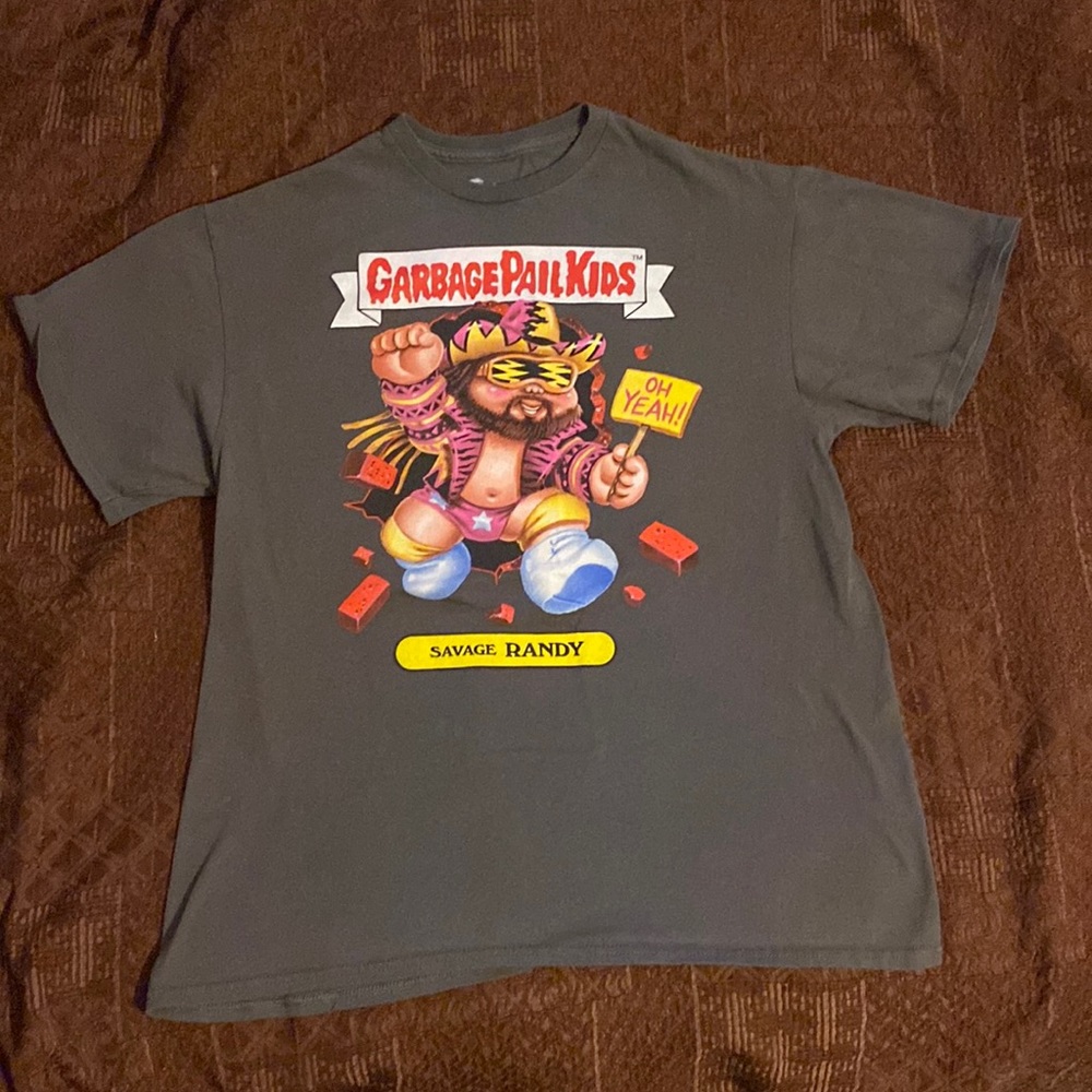 Garbage Pail Kids Macho Man Randy Savage T-Shirt Men’s Large